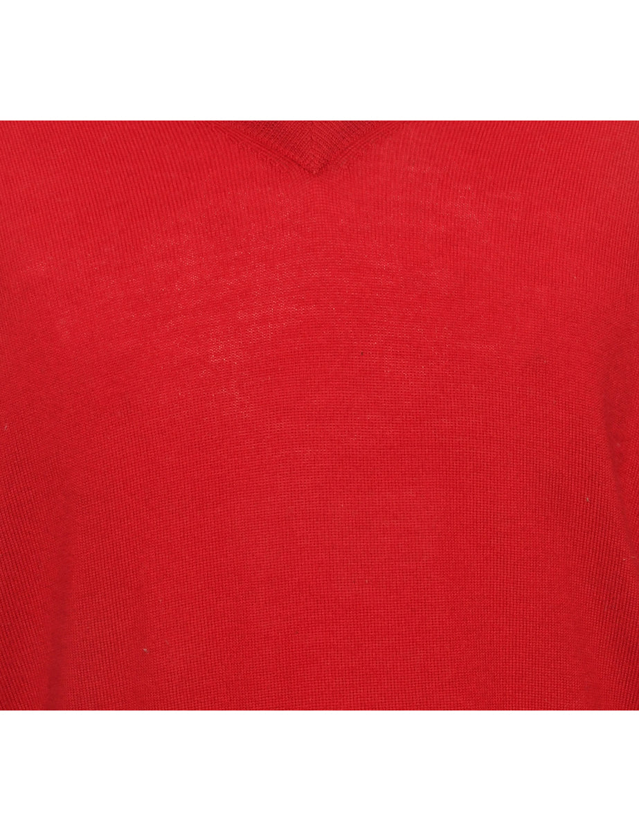 Merino Wool Long Sleeved Jumper - M