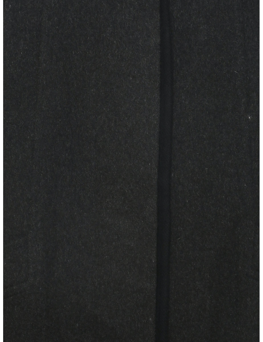 Dark Grey Wool Coat - XL