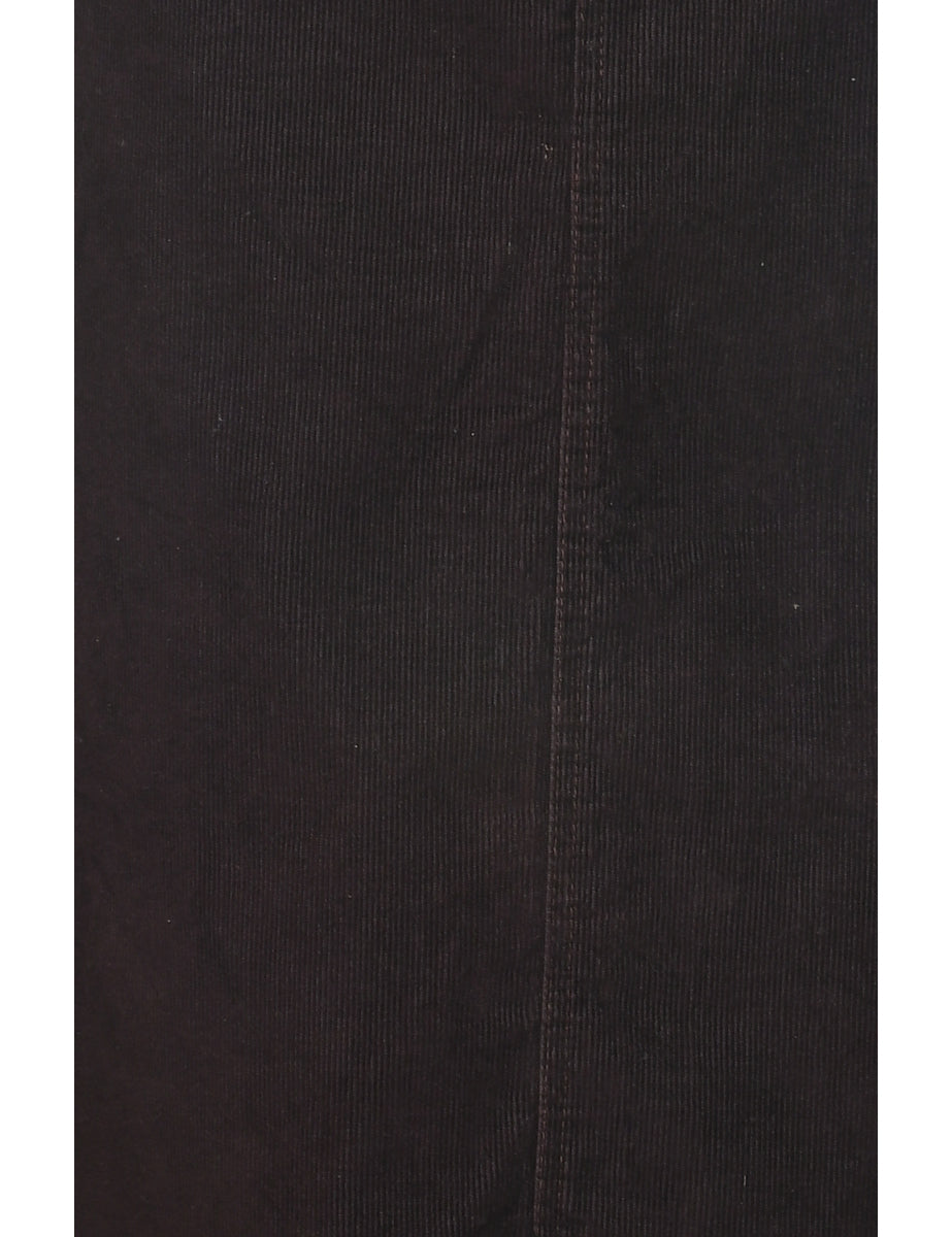 Corduroy Eddie Bauer Midi Skirt - M