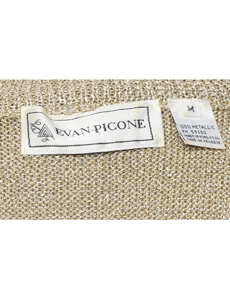 Evan Picone Metallic Jumper - M