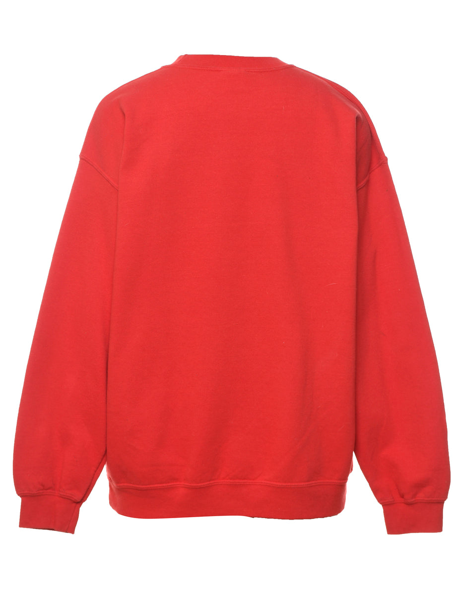 Snowman Christmas Sweatshirt - L