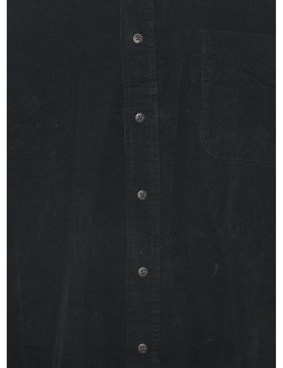 Corduroy Black Shirt - XL