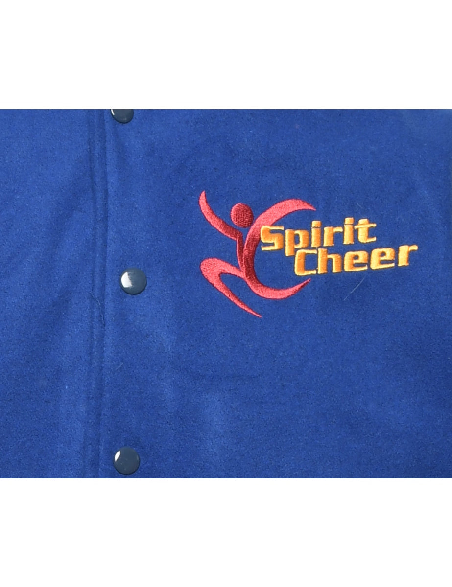 Popper Front Team Jacket - M