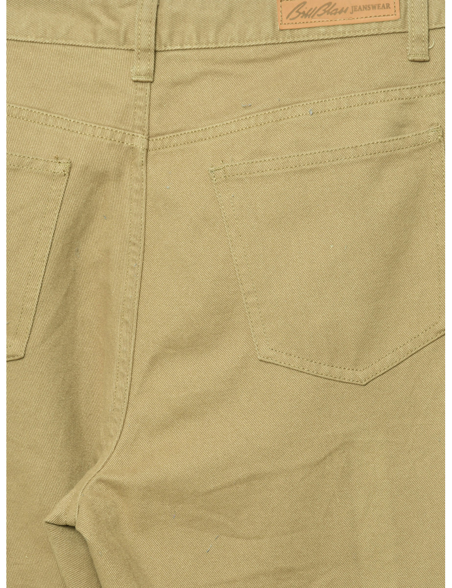 Brown Bill Blass Straight Fit Jeans - W36 L31
