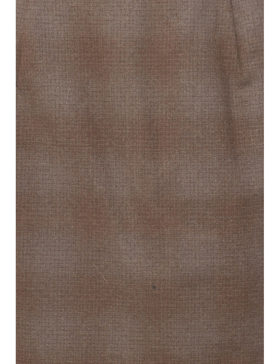 Patterned Pencil Skirt - M