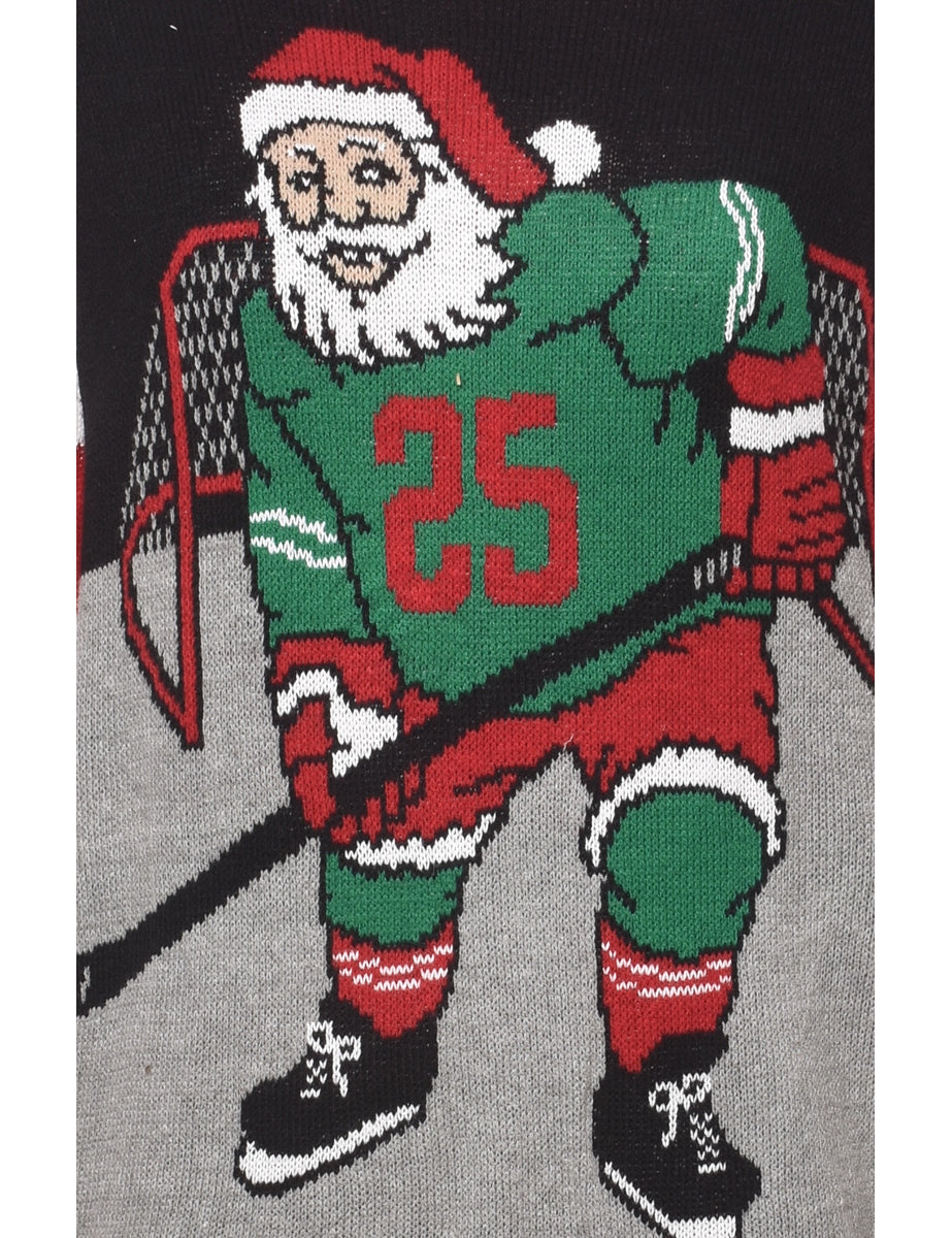 Santa Claus Christmas Jumper - S