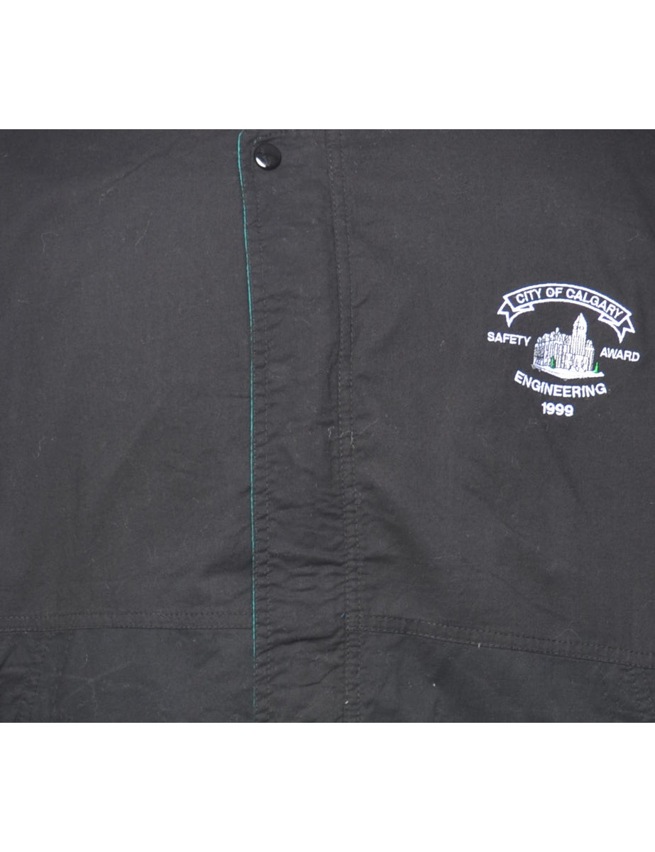 Metromedia Black & Green Classic Jacket - XL
