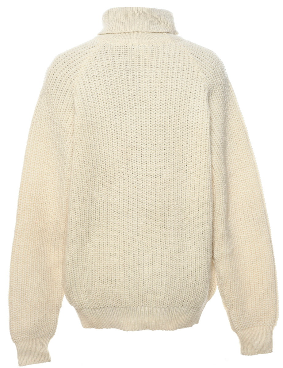 Pale Yellow Jumper - M