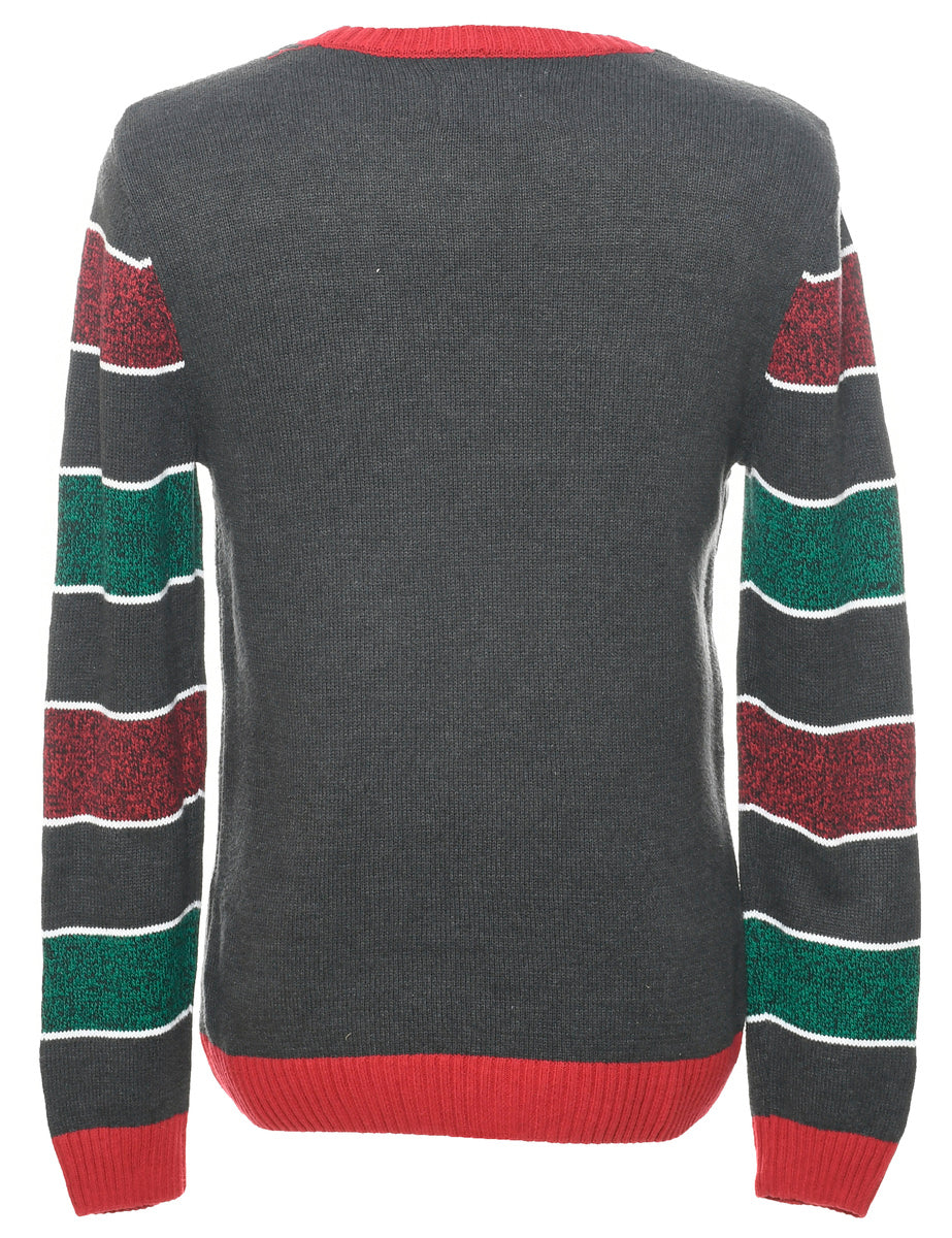 Santa Claus  Christmas Jumper - M