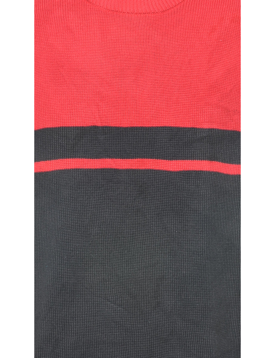 Colour Block Jumper - L