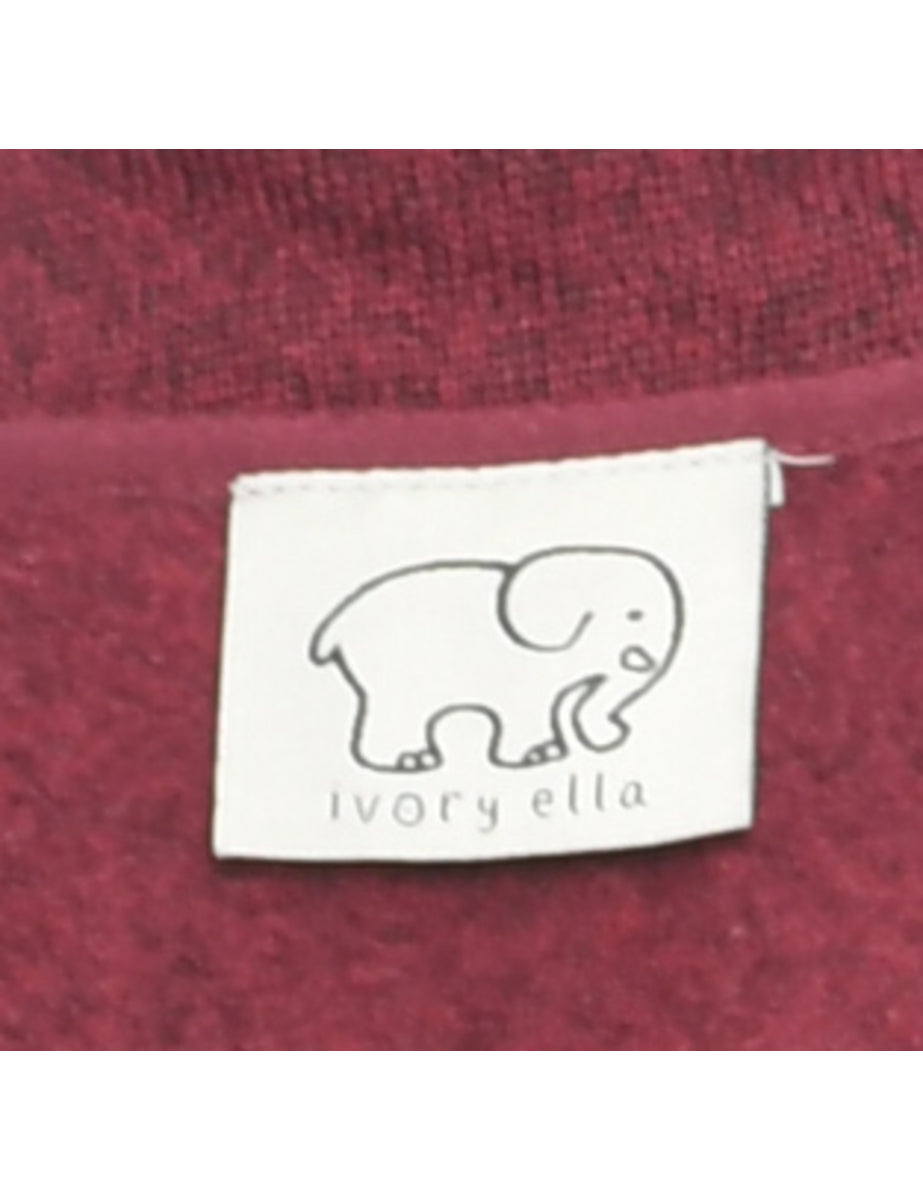 Plain Maroon Sweatshirt - S