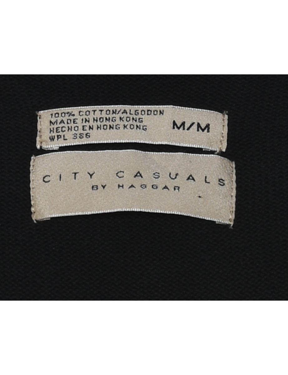Checked Sweater Vest - M