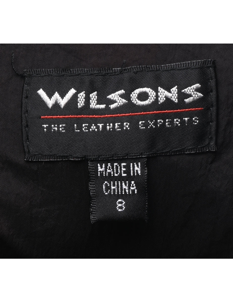 Wilson Leather Pencil Skirt - M