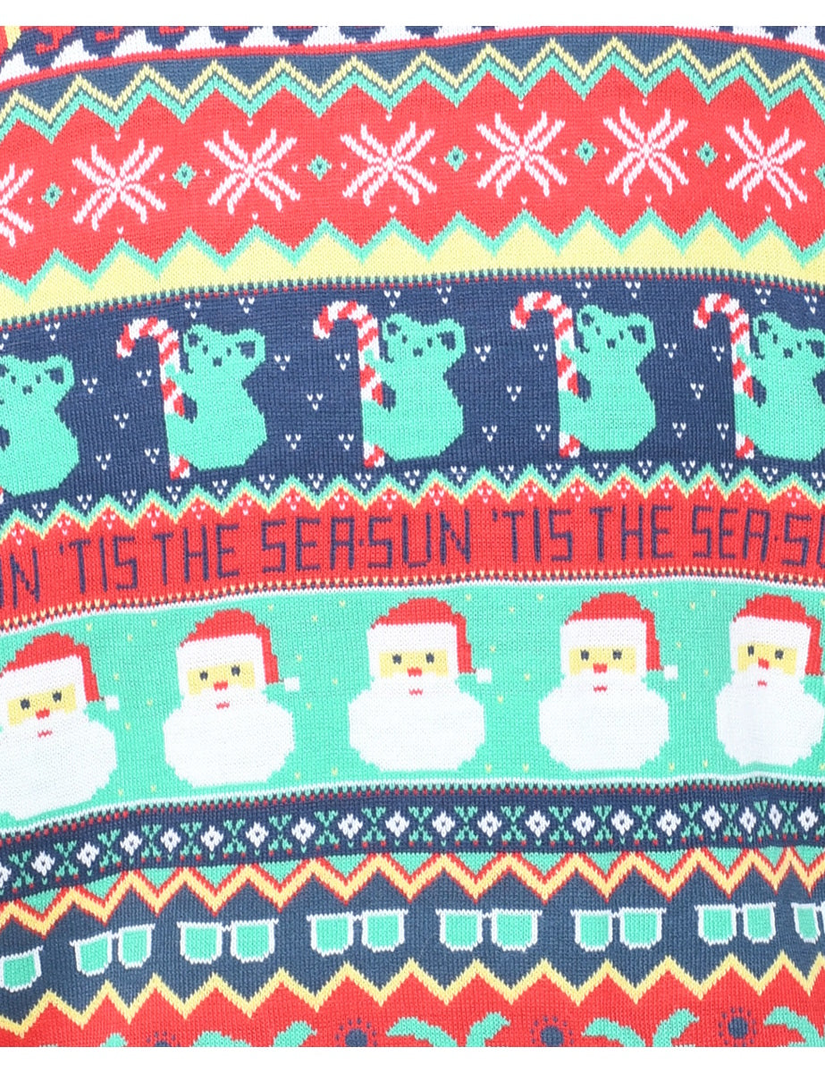 Festive Season Christmas Jumper - M
