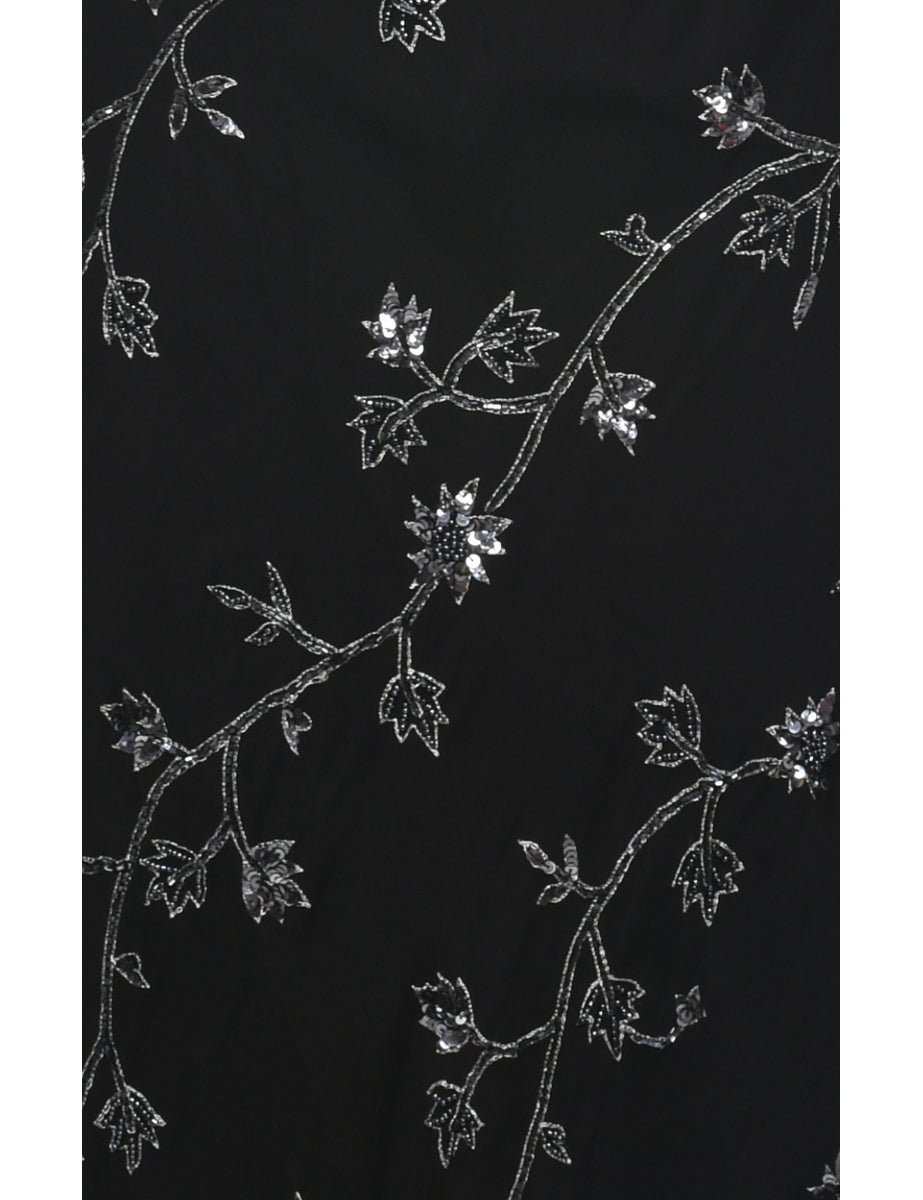 Silk Y2K Evening Dress - L