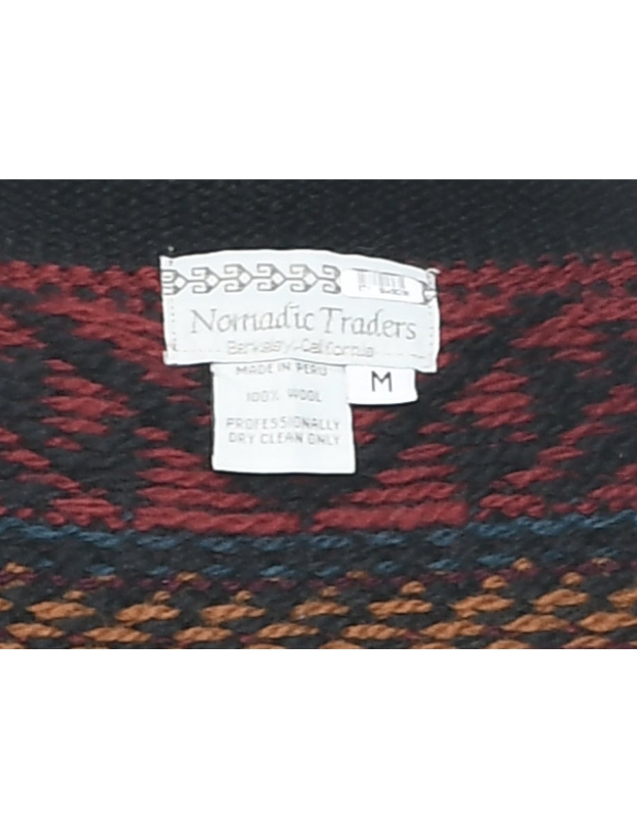 Aztec Print Jumper - M