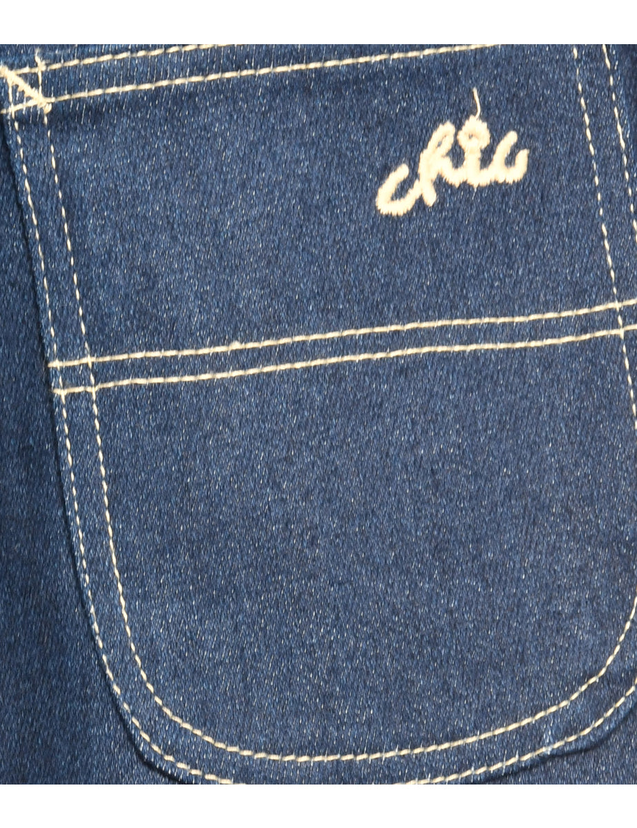 Frayed Edge Straight Fit Jeans - W30 L36