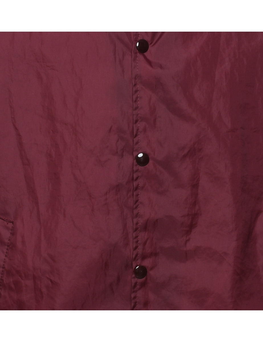 Maroon Nylon Jacket - L