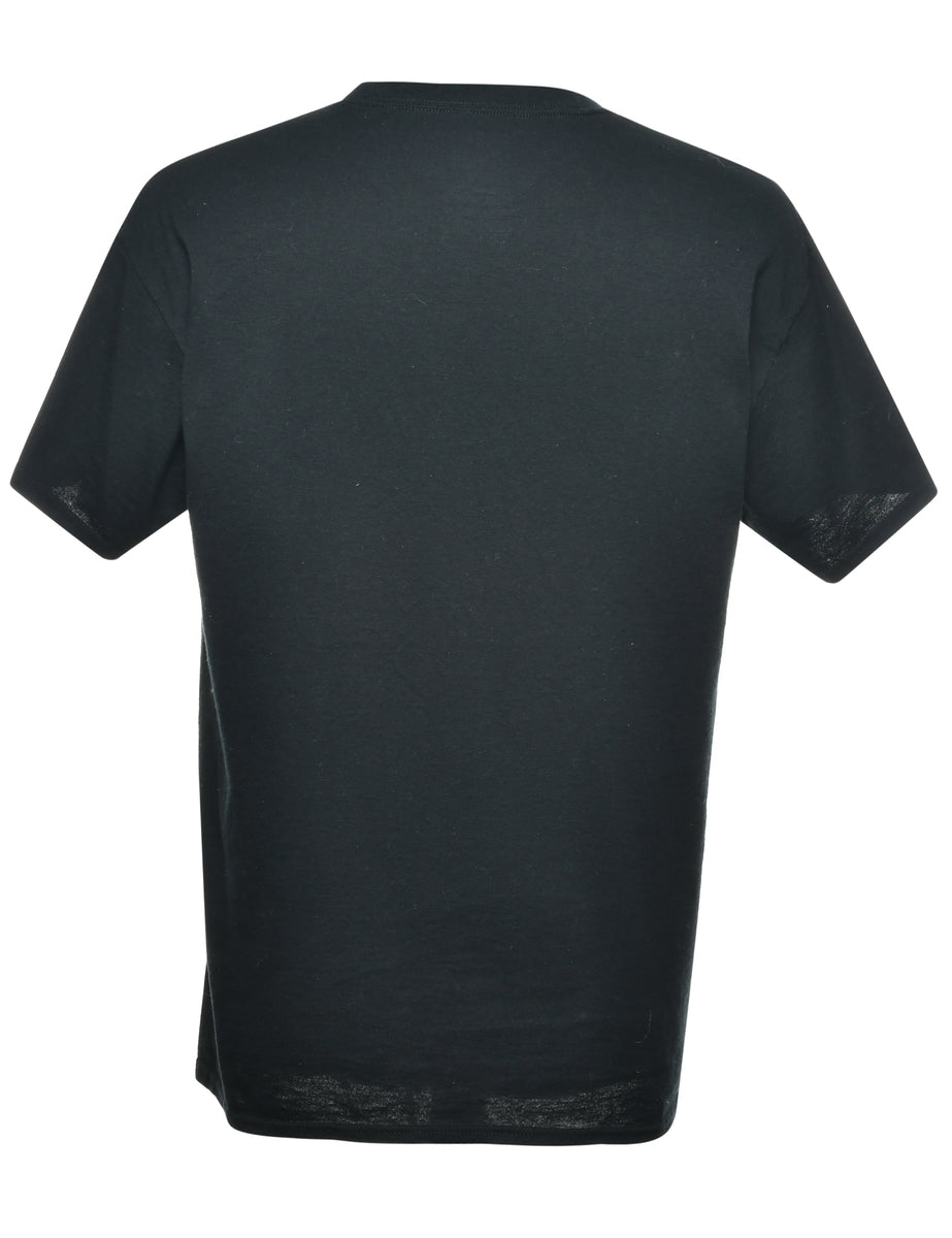 Thomas Edison High School Black Printed T-shirt - L