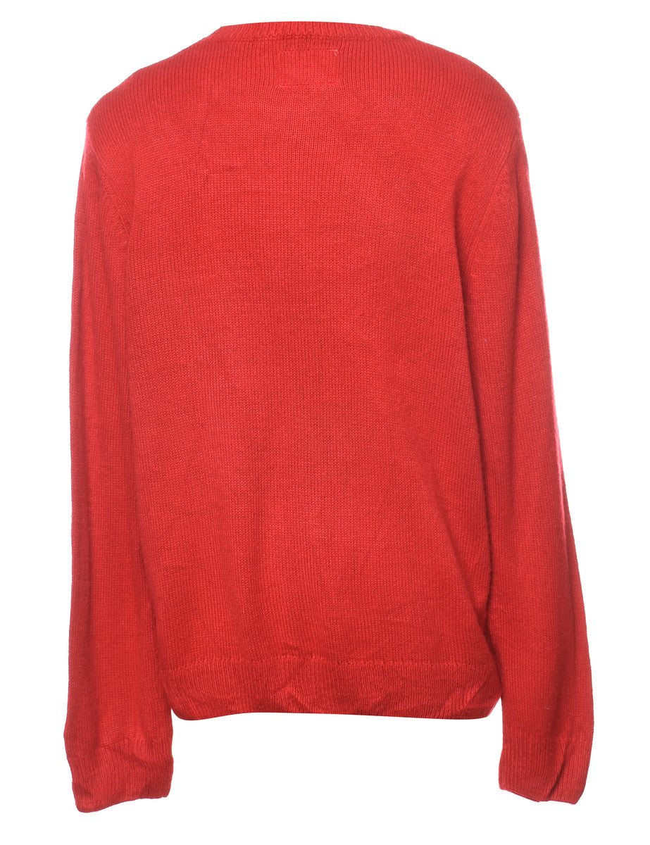 Santa Claus Christmas Jumper - L