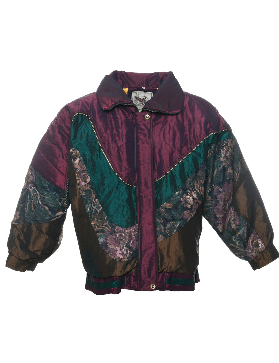Patchwork Ski Jacket - S
