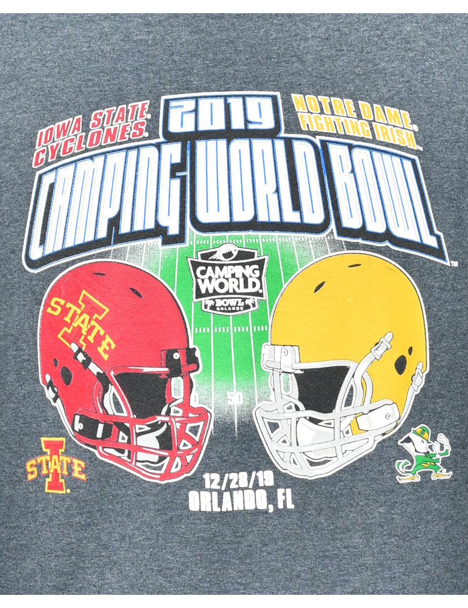 Camping World Bowl Printed T-shirt - L