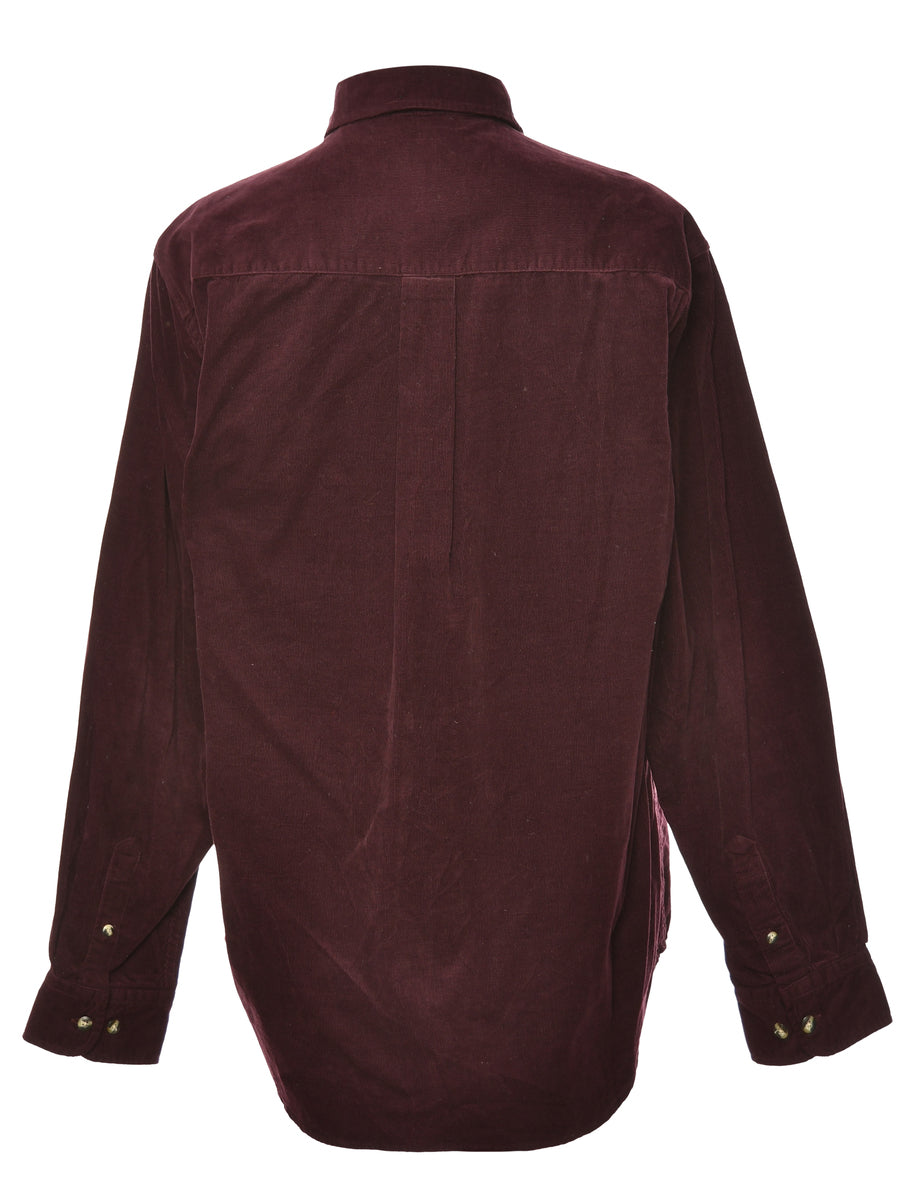 Corduroy Plum Shirt - L