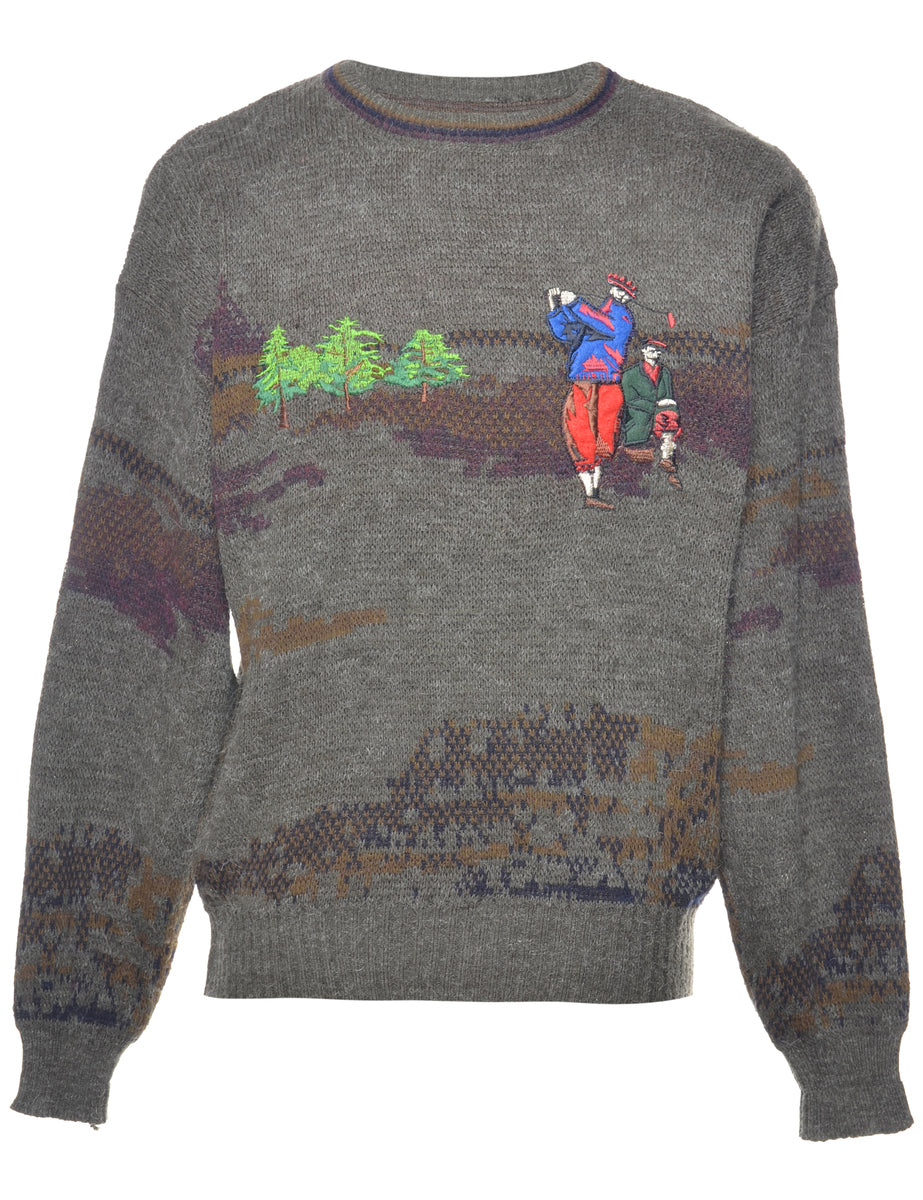 Long Sleeved Jumper - L