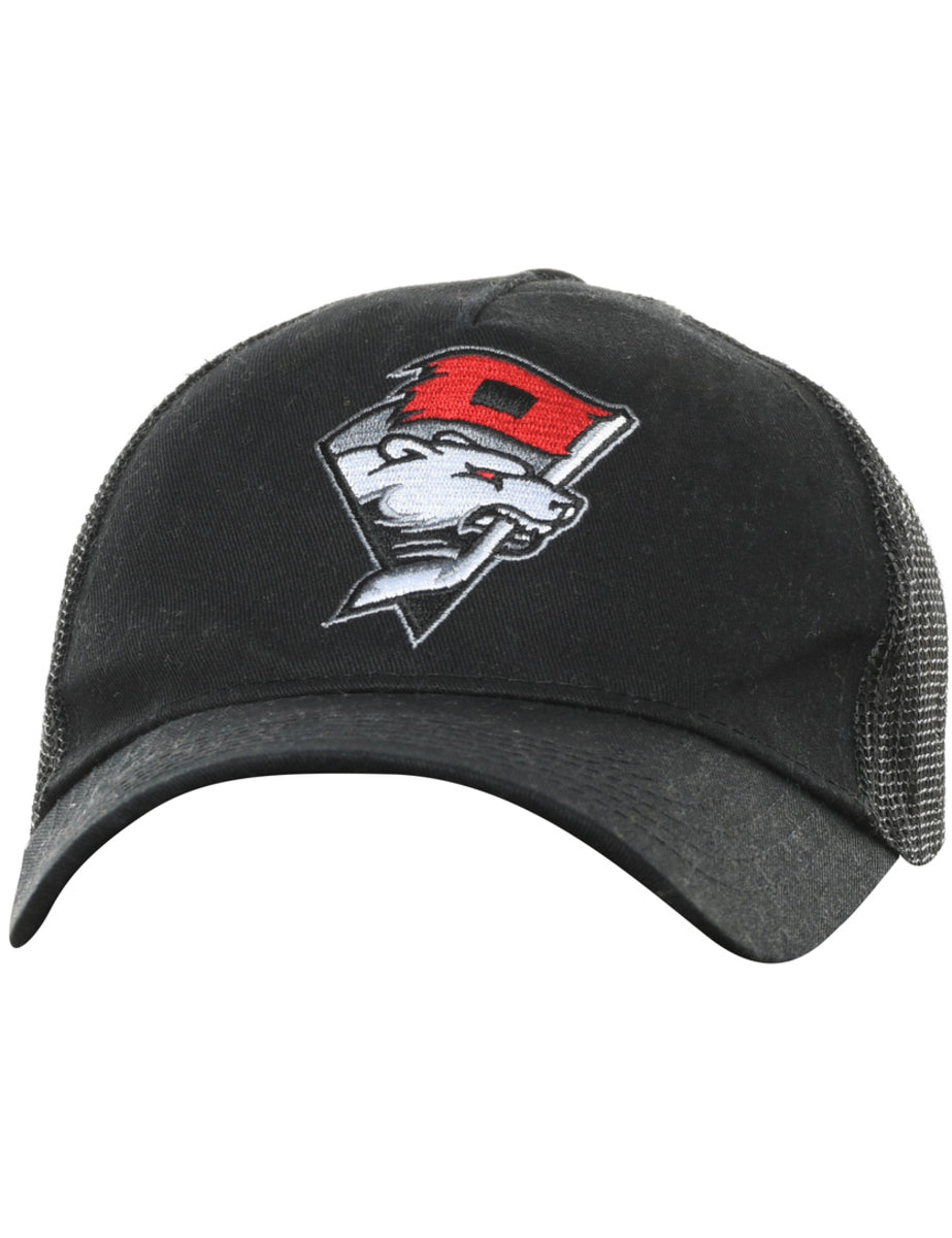 Black Embroidery Cap - XS