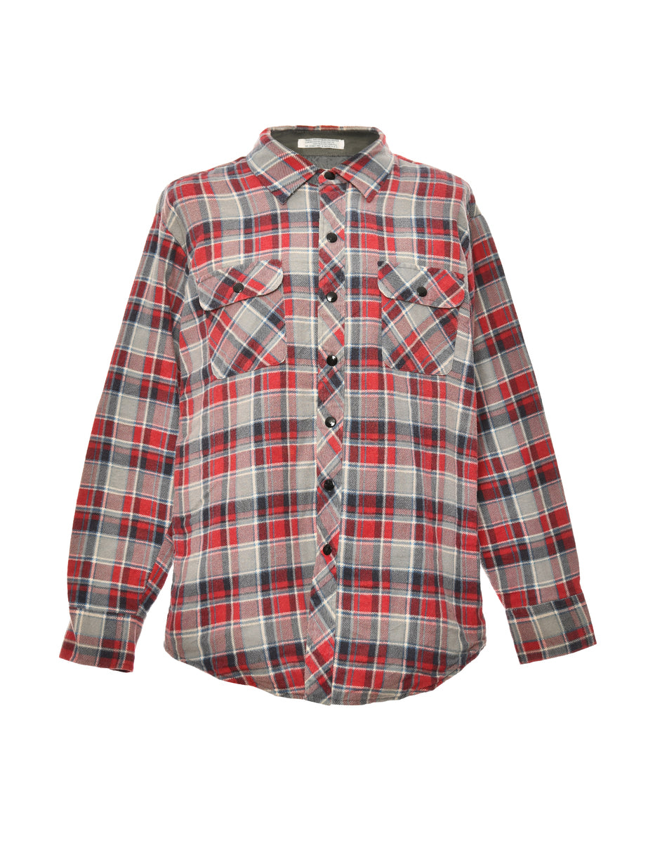 Red Checked Shirt - L
