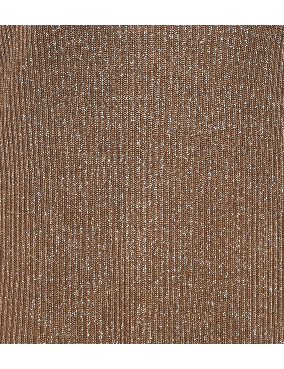 Lurex Thread Pattern Jumper - L