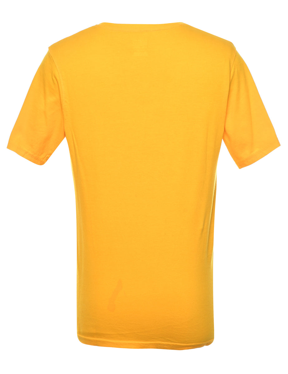 Yellow Printed T-shirt - S