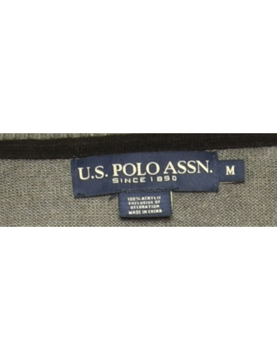 U.S.Polo Assn. Grey Jumper - M