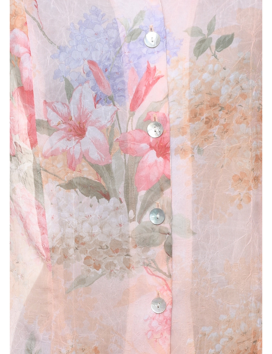 Floral Blouse - L