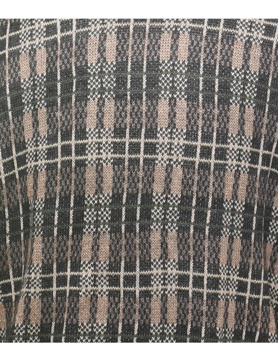 Jantzen Checked Jumper - XL