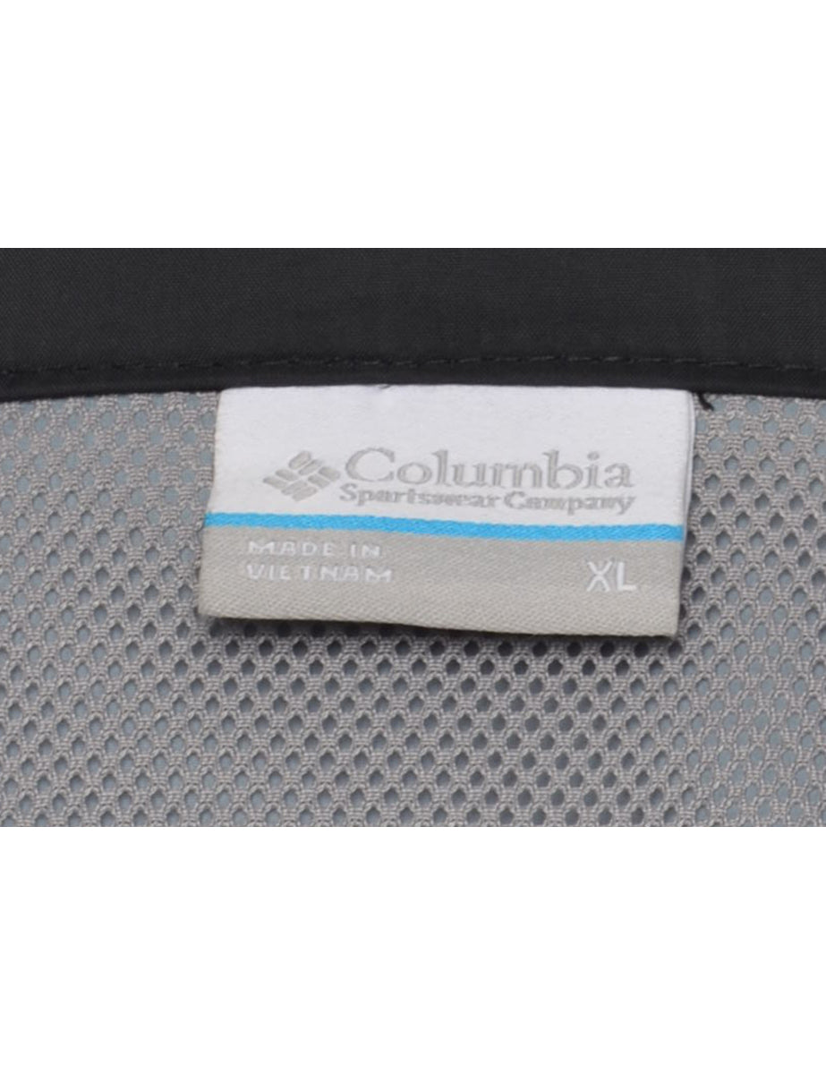 Columbia Black Nylon Jacket - XL
