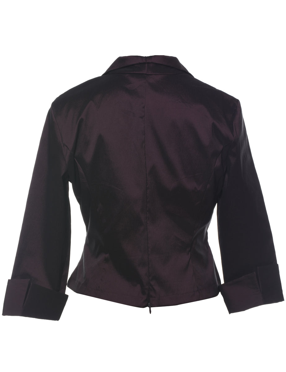 Plum Evening Top - L