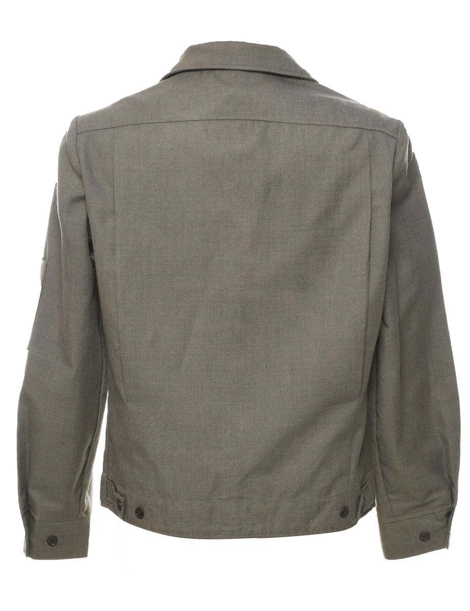 Olive Green Jacket - L