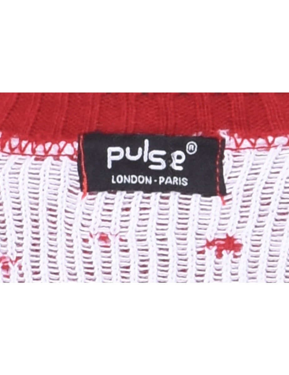 Red Christmas Jumper - S