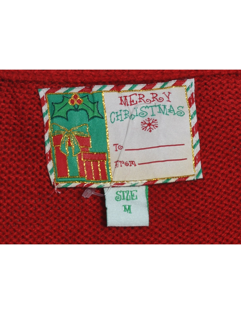 Santa Claus Christmas Jumper - M