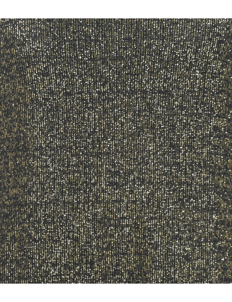 Lurex Thread Pattern Jumper - L