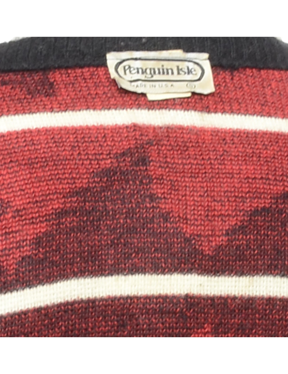 Red Cardigan - S