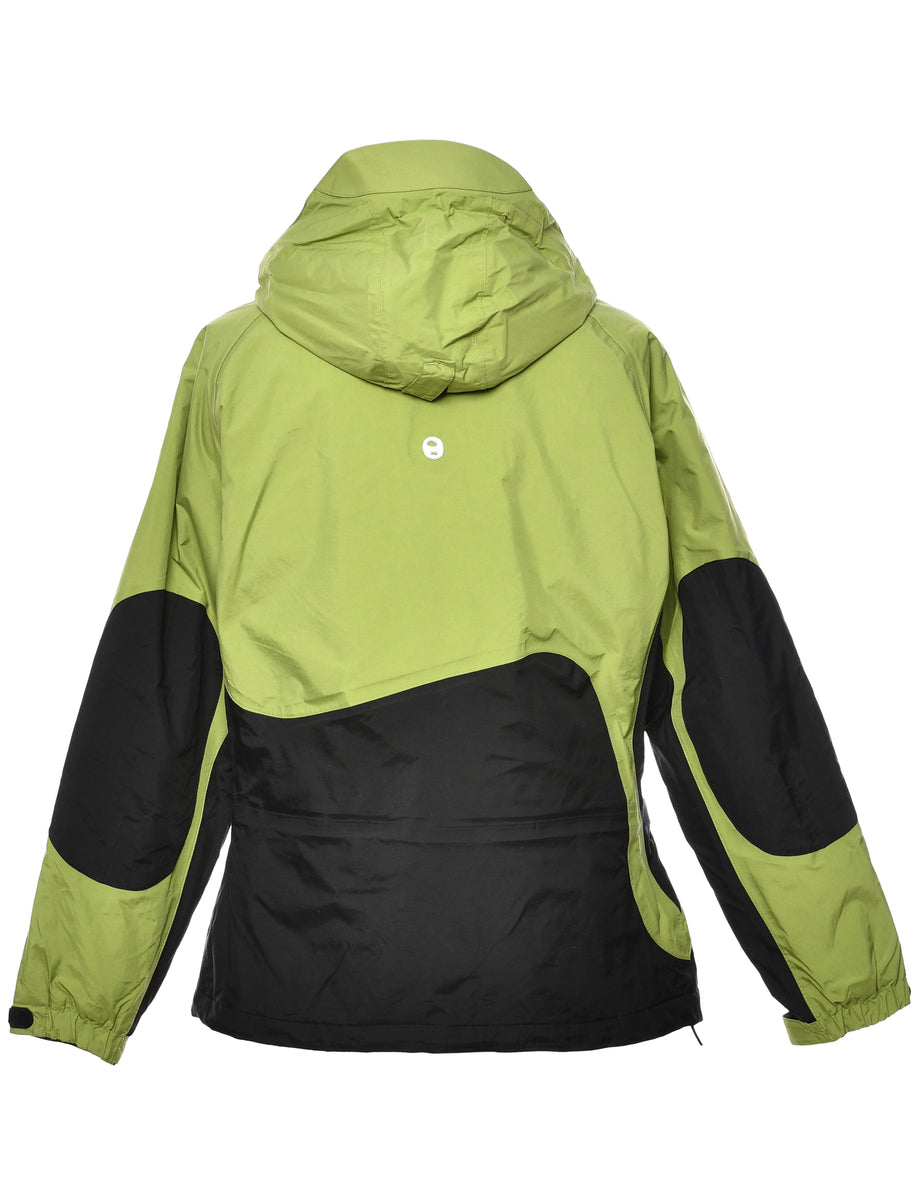 Green & Black Two-Tone Mountaineering Jacket - L