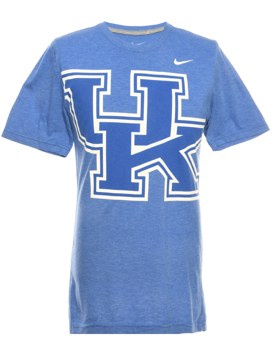 Blue Nike Printed T-shirt - M