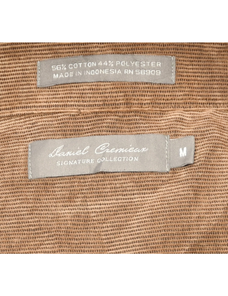 Corduroy Brown Shirt - M