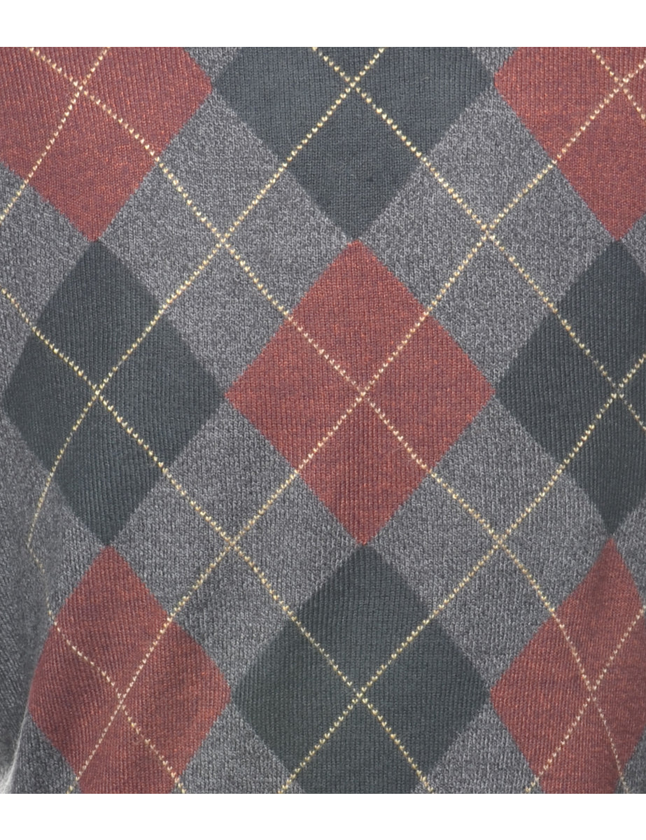 Argyle Jumper - L