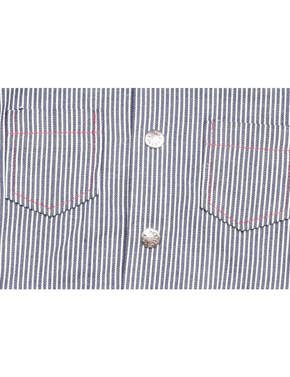 Stripy Grey & White Jacket - 2 YEARS