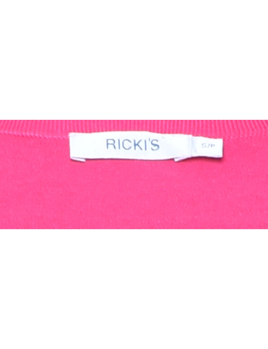 Pink Cardigan - S