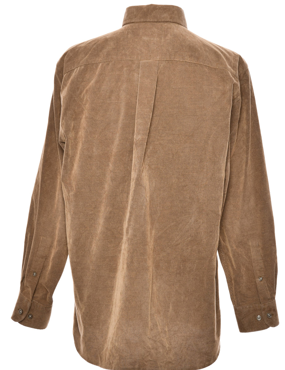 Corduroy Brown Shirt - M