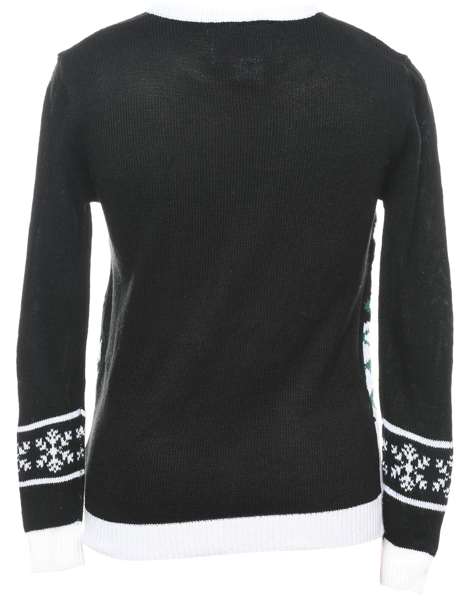 Snowman Christmas Cardigan - S